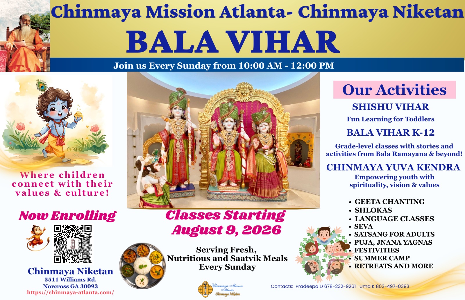 BalaVihar 2026 Flyer